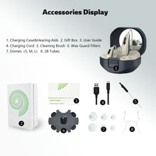 Load image into Gallery viewer, Soroya Revolutionary New OTC Bluetooth APP Rechargable Digital Open-Fit Hearing Aid Hi-quality Clear Sound Light and Comfortable to Wear for Deaf Elderly