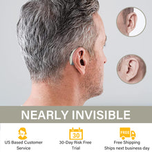 Load image into Gallery viewer, 🔥 ON SALE: Buy 1 New SOROYA Dragon-CF430S Recharge Hearing Aid And Get The Second Ear FREE! Plus Get a FREE Portable Charging Case!