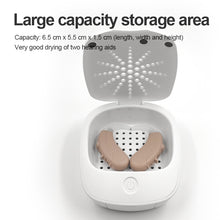 Load image into Gallery viewer, Electric USB UV Drying Box Headphone Dehumidifier Moisture Proof Hearing Aid UV Dryer Case