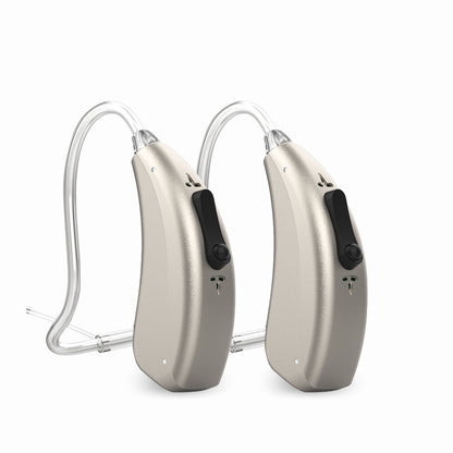 Soroya Revolutionary New OTC Bluetooth APP Rechargable Digital Open-Fit Hearing Aid Hi-quality Clear Sound Light and Comfortable