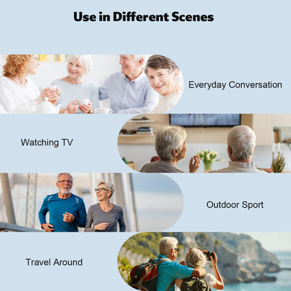 Soroya Revolutionary New OTC Bluetooth APP Rechargable Digital Open-Fit Hearing Aid Hi-quality Clear Sound Light and Comfortable