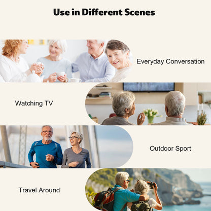 Soroya Revolutionary New OTC Bluetooth APP Rechargable Digital Open-Fit Hearing Aid Hi-quality Clear Sound Light and Comfortable