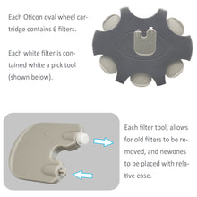 Load image into Gallery viewer, Oticon Prowax Wax Guard Filters 2mm Disposable Hearing Aid Wax Guard Filters Earwax Filters Hearing Aid Filters Ear Wax Filters Accessories
